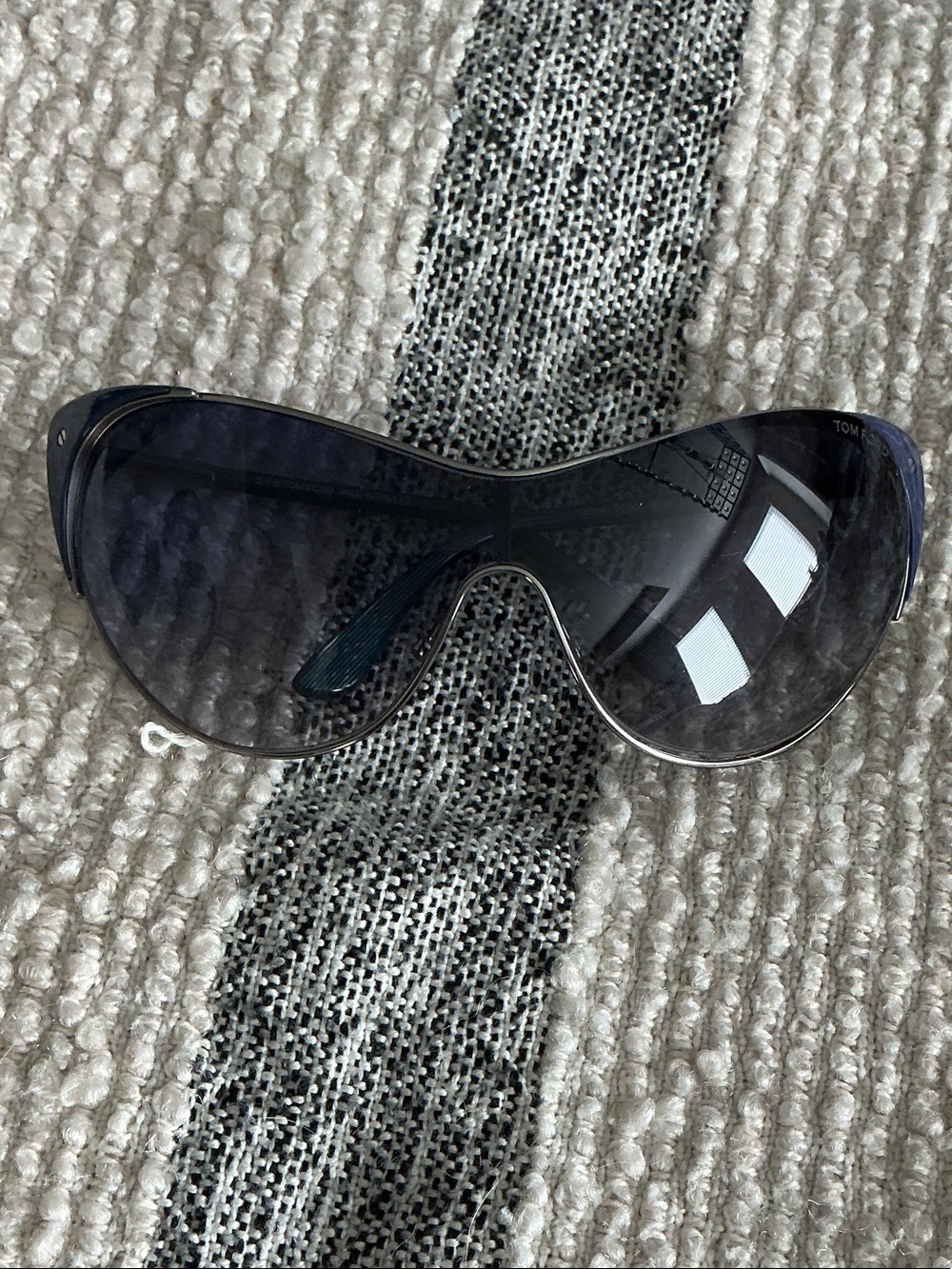 Tom Ford Women's Wrap Sunglasses — Black Gradient Lenses
